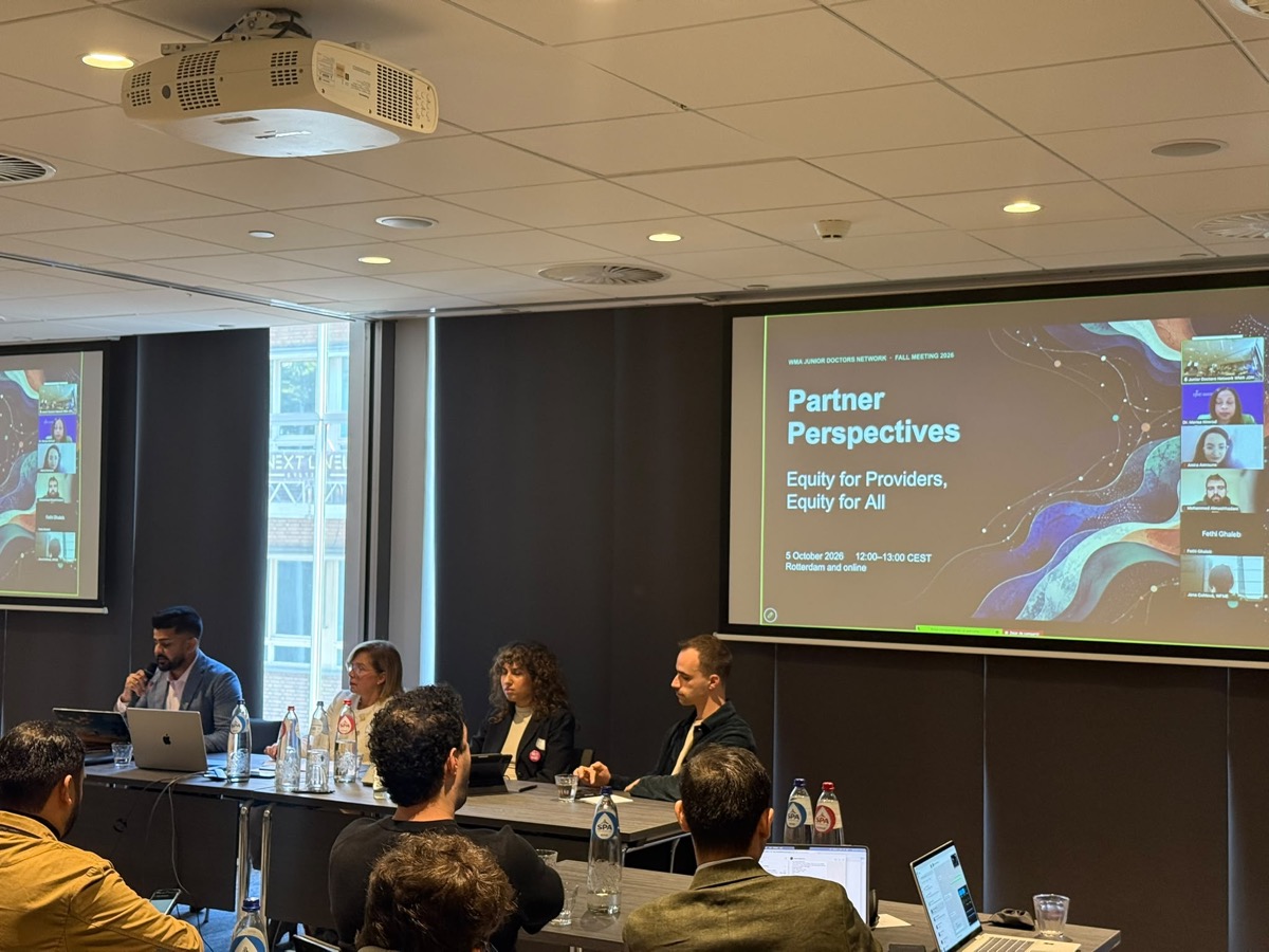 Panel session on partner perspectives, “Equity for Providers, Equity for All”, at the WMA JDN Fall Meeting